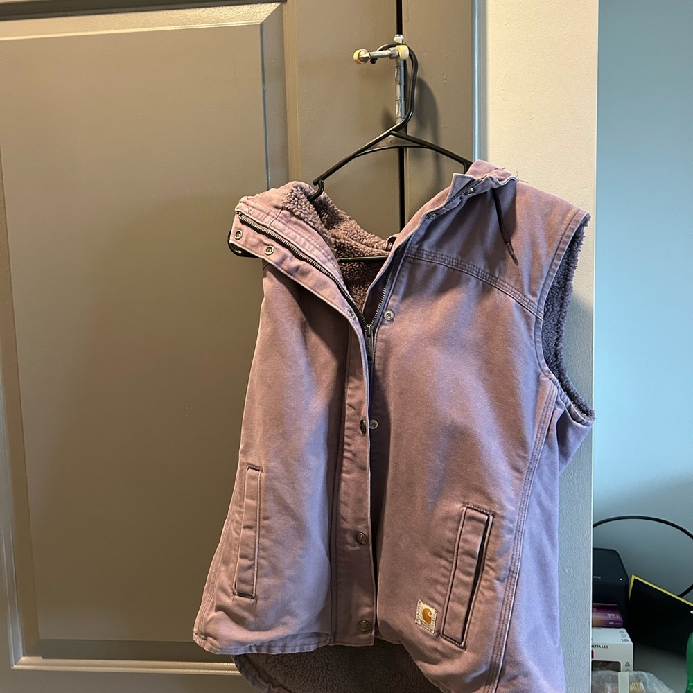 Carhartt Purple Hooded Vest